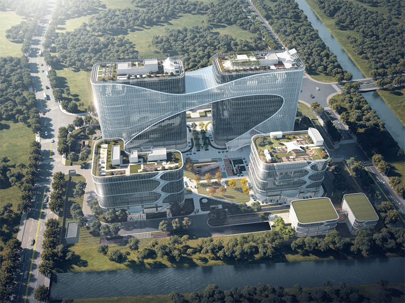 共建未来丨尊龙凯时股份（上海）创新基地亮相“2023年闵行区重大工程项目开工仪式”主会场！